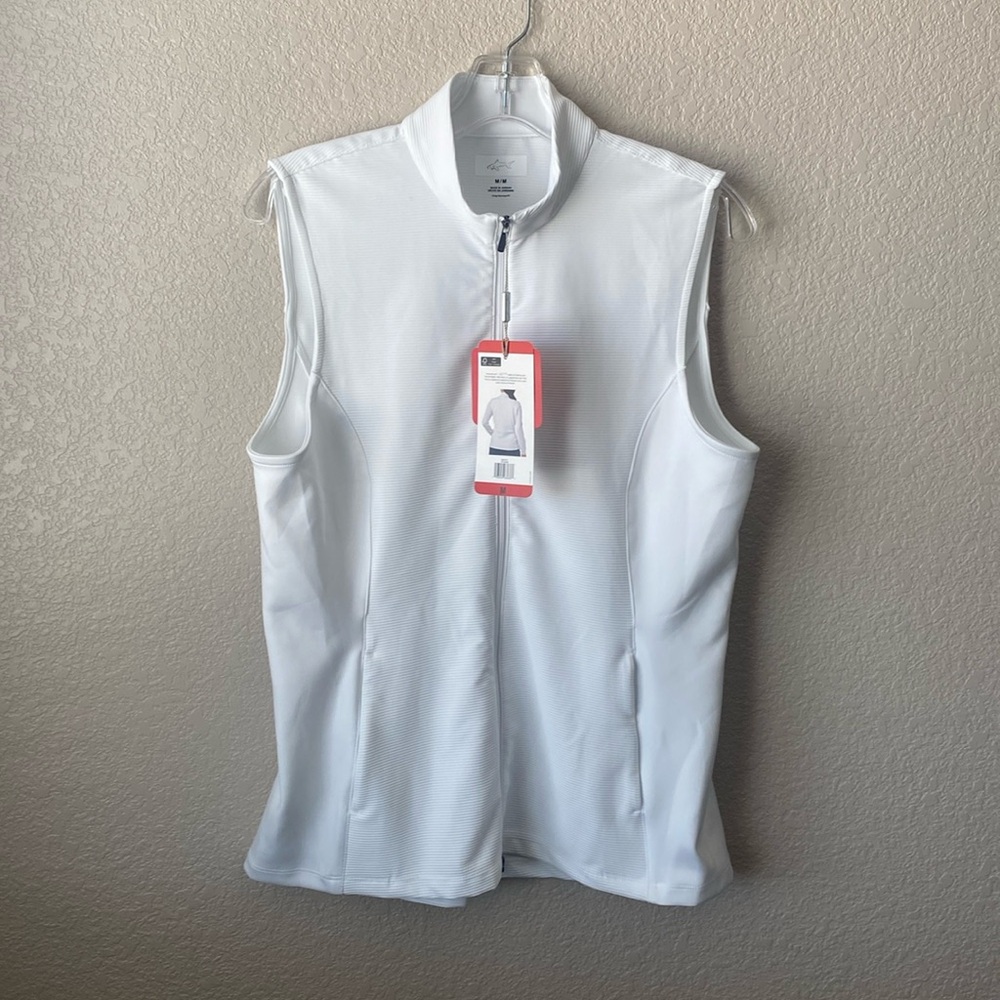 Greg Norman Women's Moisture Wicking Ribbed Golf Vest